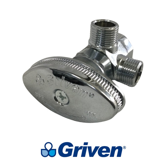 LLAVE DE ANGULO DOBLE 1/2 PULGADASX3/8 PULGADAS X3/8 PULGADAS GRIVEN 8A145-SQ-004DP