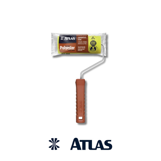MINI RODILLO DE ESPONJA 3.5 PULGADAS MANGO PLASTICO ATLAS