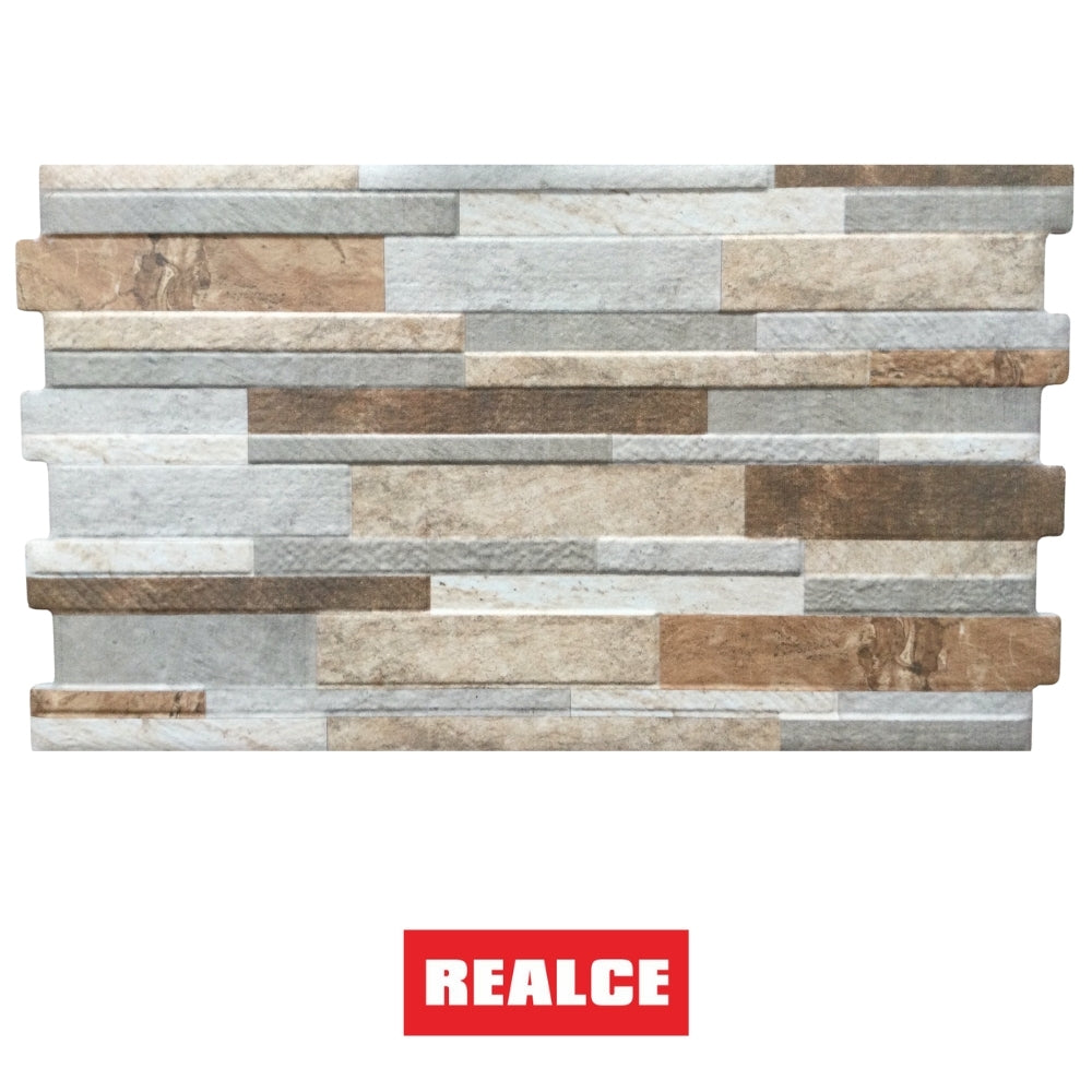 REVESTIMIENTO CERAMICO REALCE 32715 ROCK BONE 32x55CM 1.39M2/CAJA