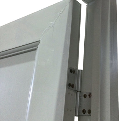 PUERTAS UPVC 2X7 CON MARCO 75MM BLANCO DERECHO PG05 CON BISAGRAS Y CERRADURA