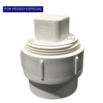 REGISTRO SANITARIO COMPLETO PVC 1-1/2 PULGADAS SCH-40