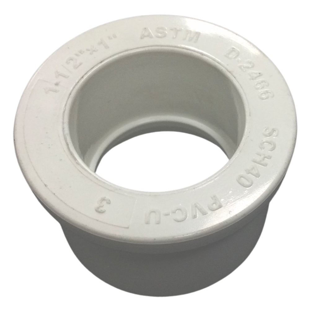 REDUCCION PVC 1-1/2 PULGADAS X 1 PULGADAS SCH-40