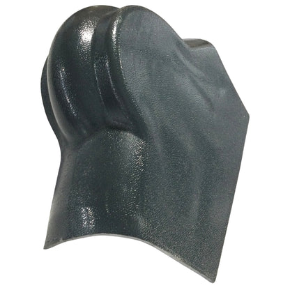 CABALLETE TERMINAL PARA TECHO DE UPVC 3.00MM GRIS ROYAL