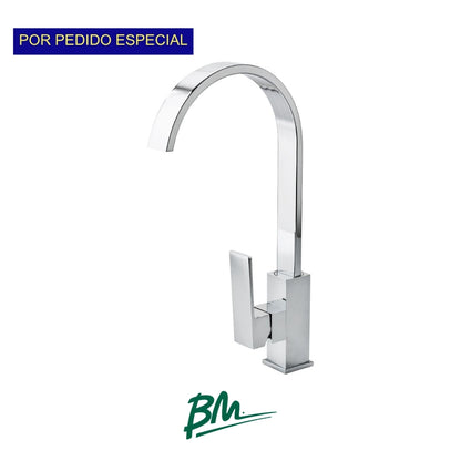 LLAVE DE FREGADERO MONOMANDO TOKIO SQUARE ACABADO CROMO BM-S004