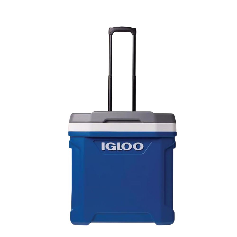 COOLER CON RUEDAS IGLOO LATITUDE 60 QT AZUL