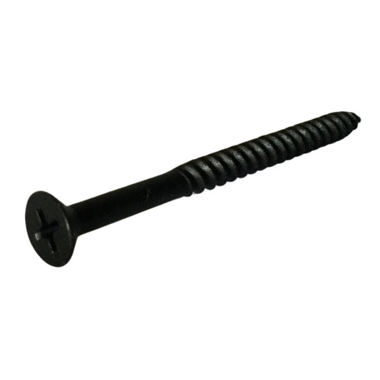 TORNILLO PARA MADERA DOBLE ROSCA CAB PLANA PHILLIPS NEGRO #10 X 2-1/2 PULGADAS 02650