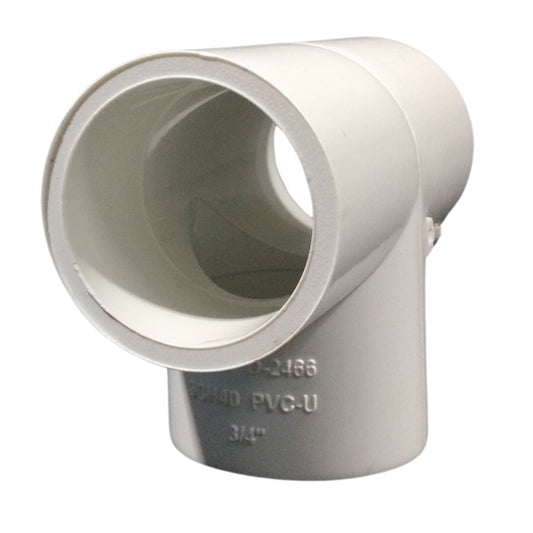 TEE PVC 18MM-3/4 PULGADAS PRESION SCH-40 C/C