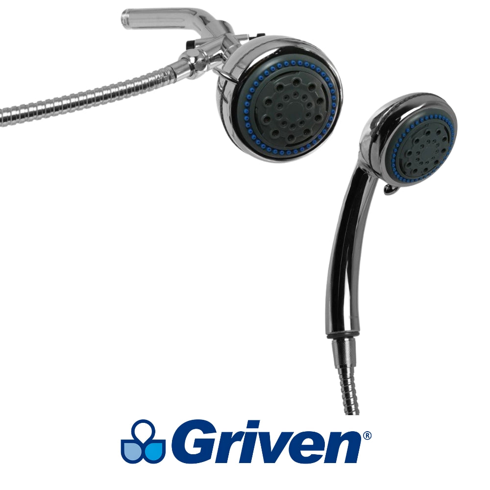REGADERA DE MANO PARA DUCHA CON MANGUERA GRIVEN GV-SHC-9