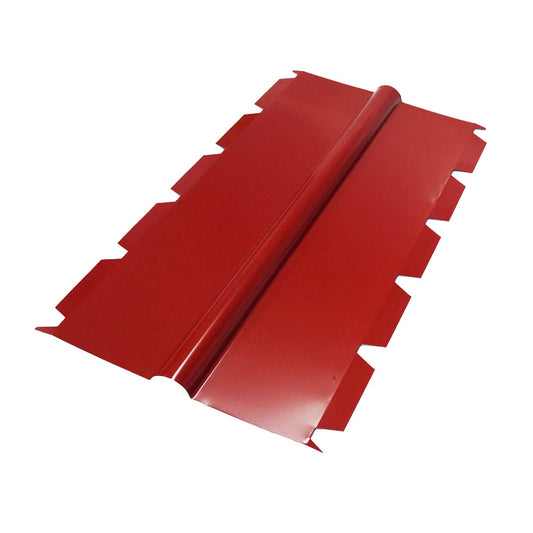 CABALLETE PARA LAMINA CANAL ANCHO TIPO F2 24 PULGADAS X 48 PULGADAS CALIBRE 26 ROJO