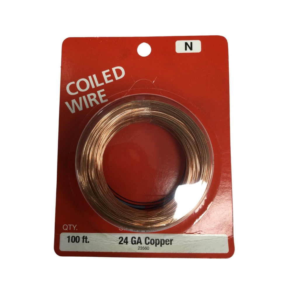 ALAMBRE DE COBRE 24GA X 100'