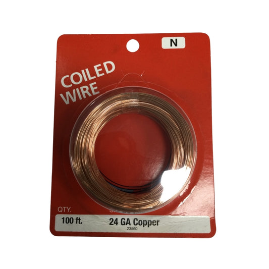 ALAMBRE DE COBRE 24GA X 100'