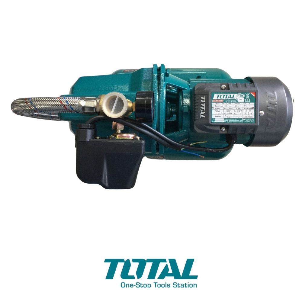 BOMBA DE AGUA PERIFERICA TOTAL 1 HP 1 PULGADAS X 1 PULGADAS C/TANQUE DE PRESION UTWP47506