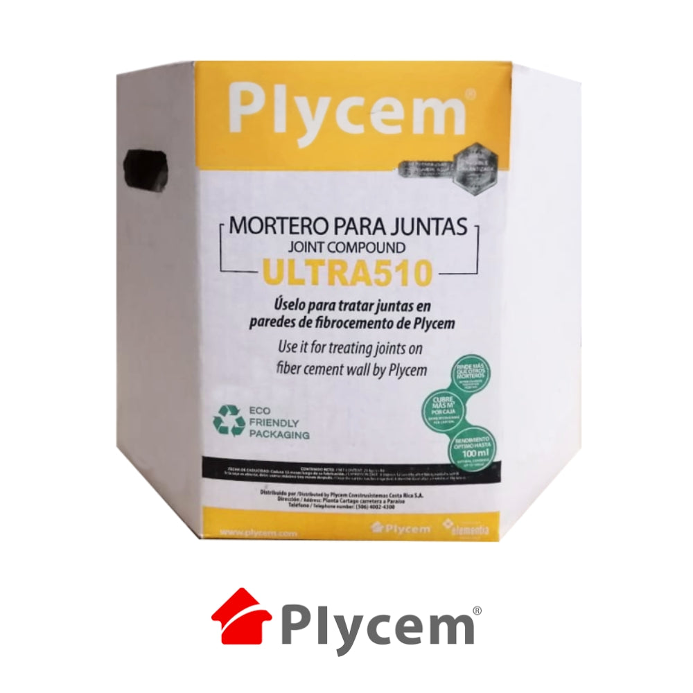 MORTERO PLYROCK PARA JUNTAS ULTRA 510 25KG 74742 PLYCEM