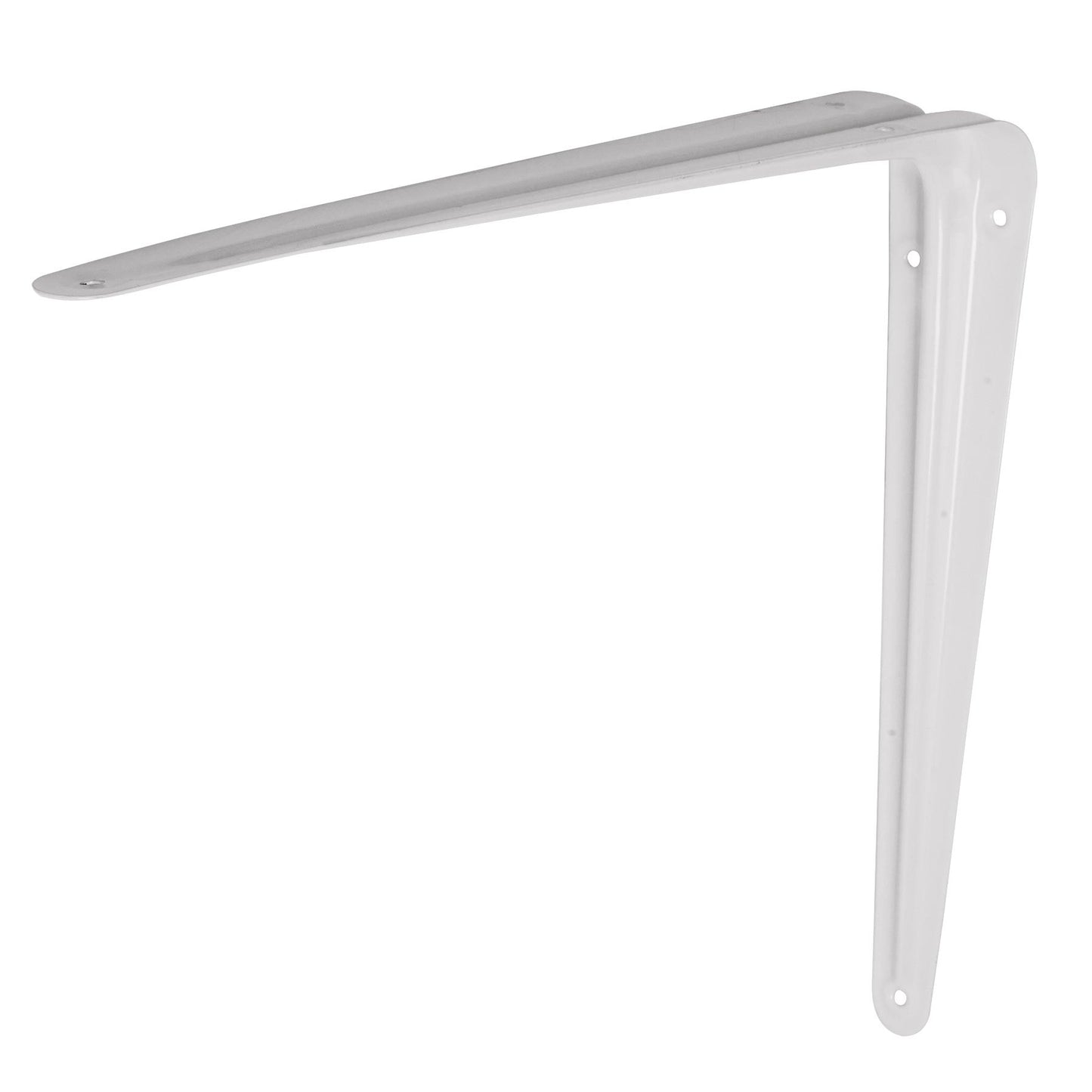 BRAZO TIPO ESCUADRA BLANCA PARA TABLILLA DE MUEBLE 6 ULGADAS X8 PULGADAS 0.8mm FIERO