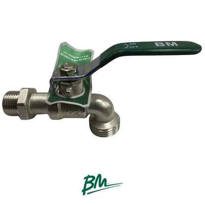 LLAVE DE MANGUERA DE BOLA CROMADA BM-MB