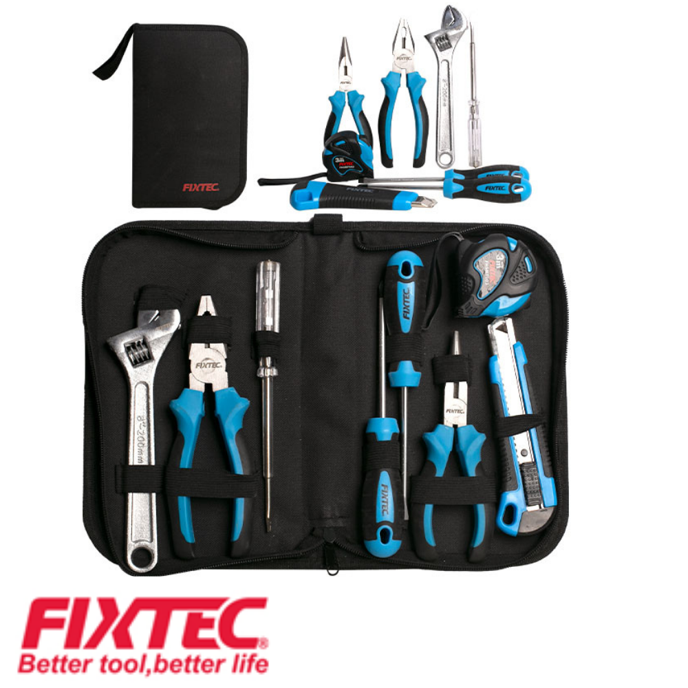 JUEGO DE HERRAMIENTAS MANUAL 8 PIEZAS FIXTEC FHHSB008