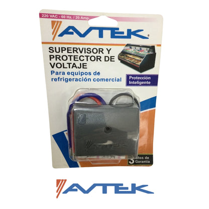 SUPERVISOR DE VOLTAJE PARA EQUIPOS DE REFRIGERACIÓN COMERCIAL 220V AVTEK