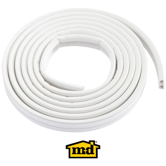 SELLO PERIMETRAL PARA PUERTAS Y VENTANAS 7/32 PULG X 3/8 PULG X 17 PIES BLANCO