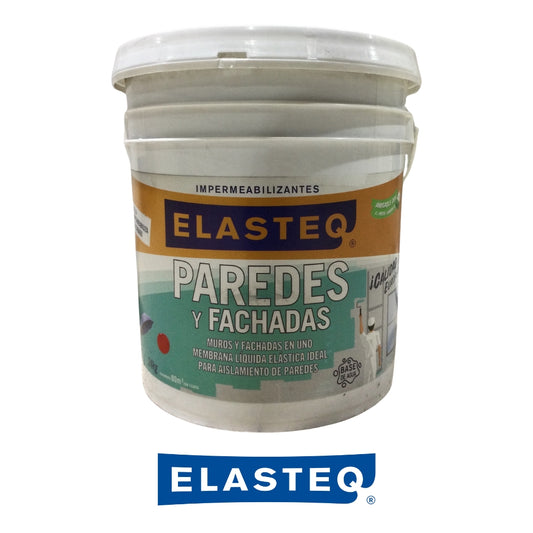 PINTURA IMPERMEABILIZANTE PAREDES Y FACHADAS EXTERNAS ELASTEQ PAREDES 5 GAL ROJO TEJA