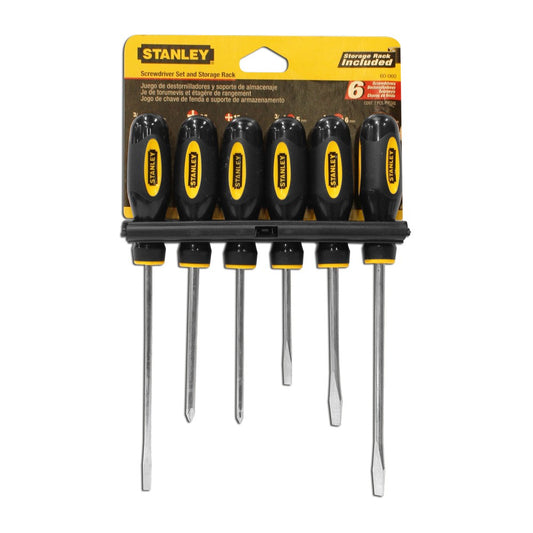 JUEGO DE 6  DESTORNILLADORES  BASIC (60-060S) STANLEY