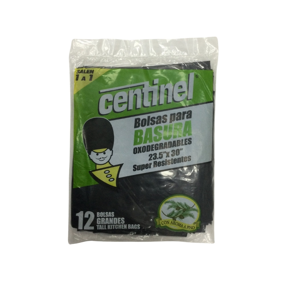 BOLSA PARA BASURA CENTINEL PINO 12U 23 1/2X30
