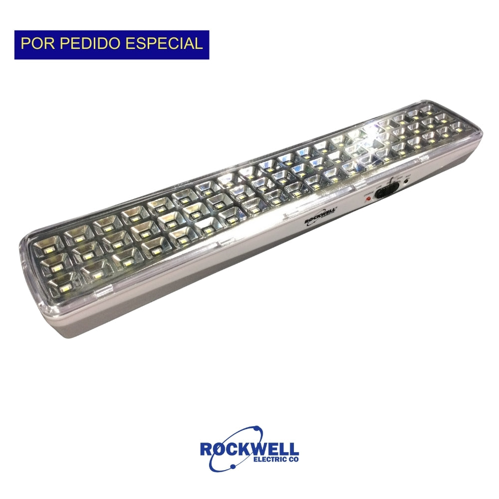 LAMPARA DE EMERGENCIA RECARGABLE 60 LED 120V