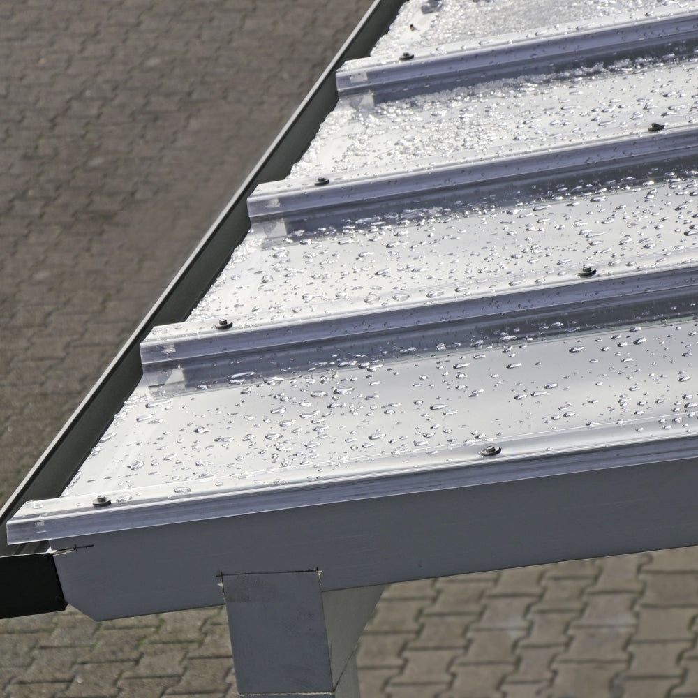 LAMINA POLICARBONATO EZ GLAZE 50LP 0.673M X 3000MX3.0MM TRANSPARENTE (26.5 PULGAD X 10 PIES) PALRAM