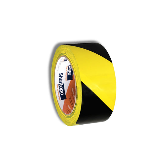 CINTA DE MARCADO DE PRECAUCION NEGRO-AMARILLO 50MM X 33M VP415 SHURTAPE