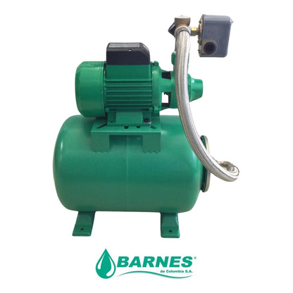 BOMBA DE AGUA PERIFERICA 110V/220V DE 1 HP CON TANQUE PRESION DE 24 L 1J2107