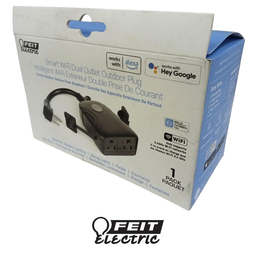 ENCHUFE INTELIGENTE DOBLE PARA EXTERIOR NEGRO 3R (3003930)