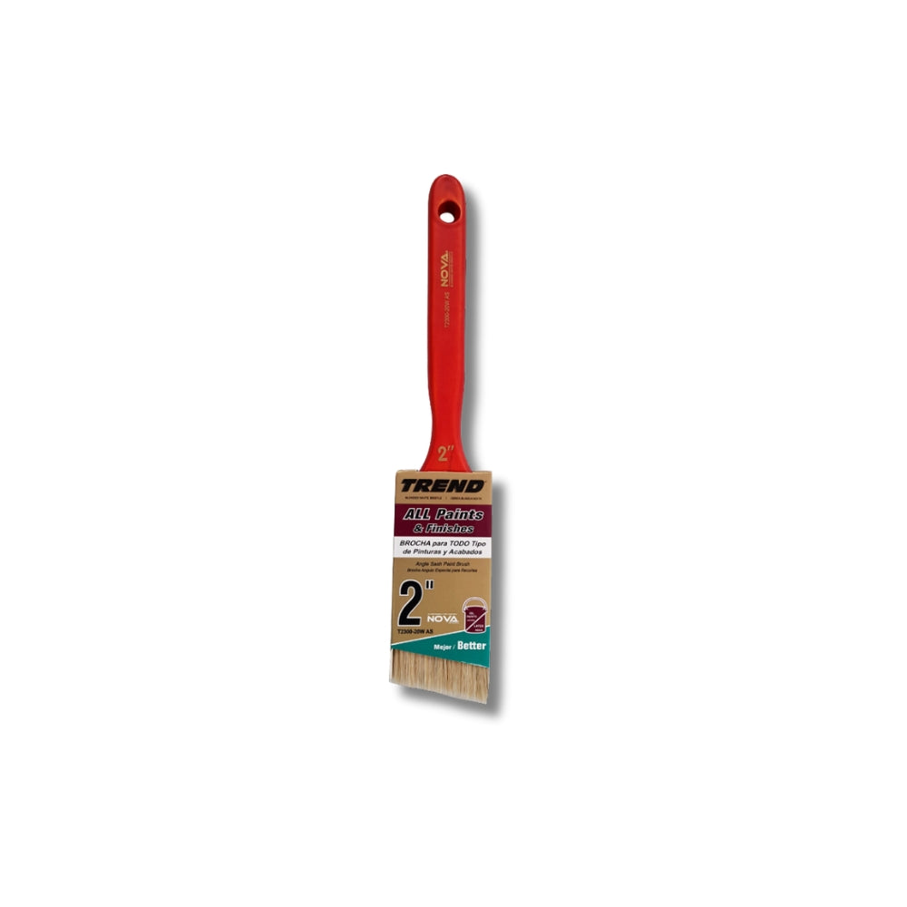 BROCHA NOVA TREND T2 ALL PAINTS CERDA BLANCA 2 PULGADAS T2300-20WAS