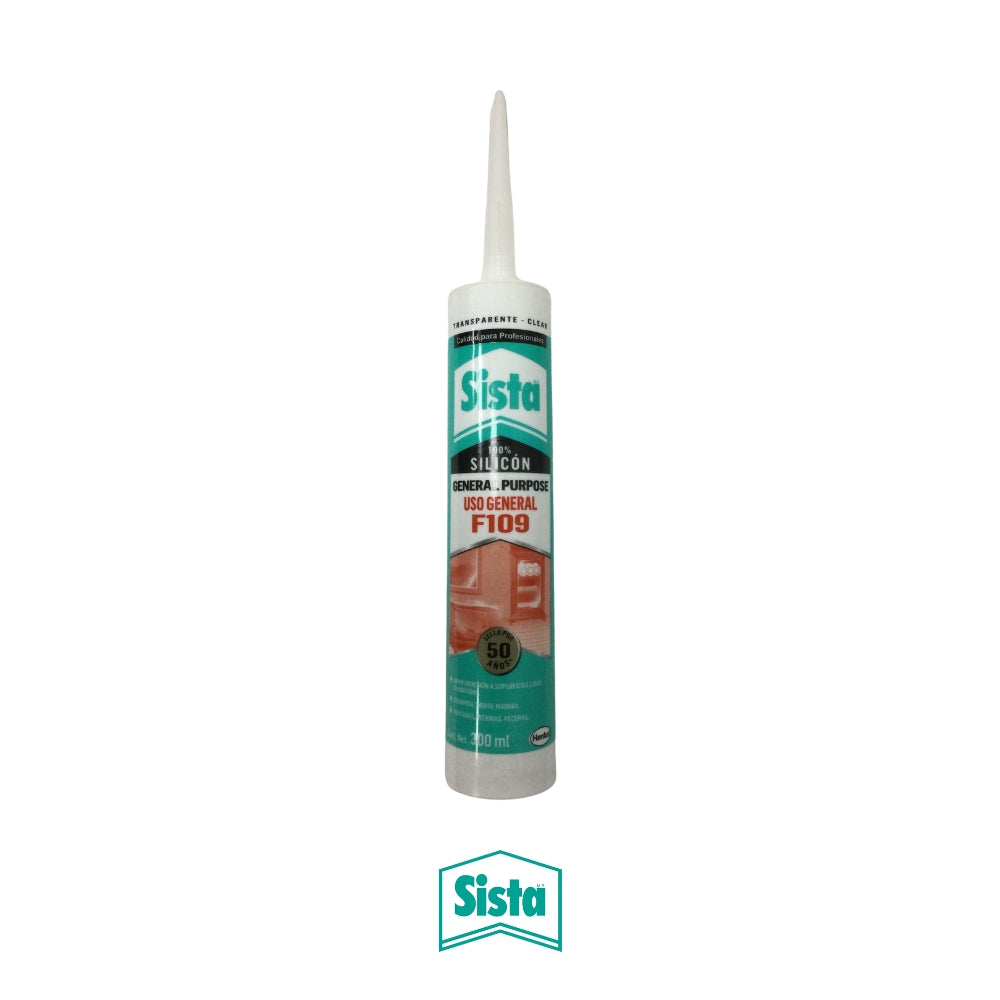 SELLADOR SISTA F109 USO GENERAL TRANSPARANTE 300 ML