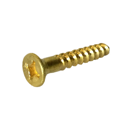 TORNILLO PARA MADERA CAB PLANA PHILLIPS LATON #10 x 1-1/4 PULGADAS