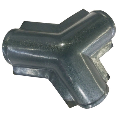 UNION DE 3 AGUAS PARA TECHO DE UPVC 0.60m X 3mm ACABADO GRIS ROYAL