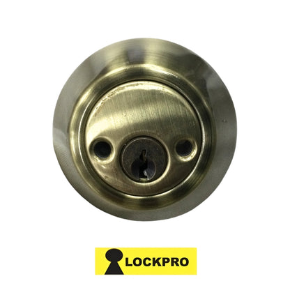 CERROJO LLAVE-LLAVE BRONCE ANTIGUO 102 LOCKPRO