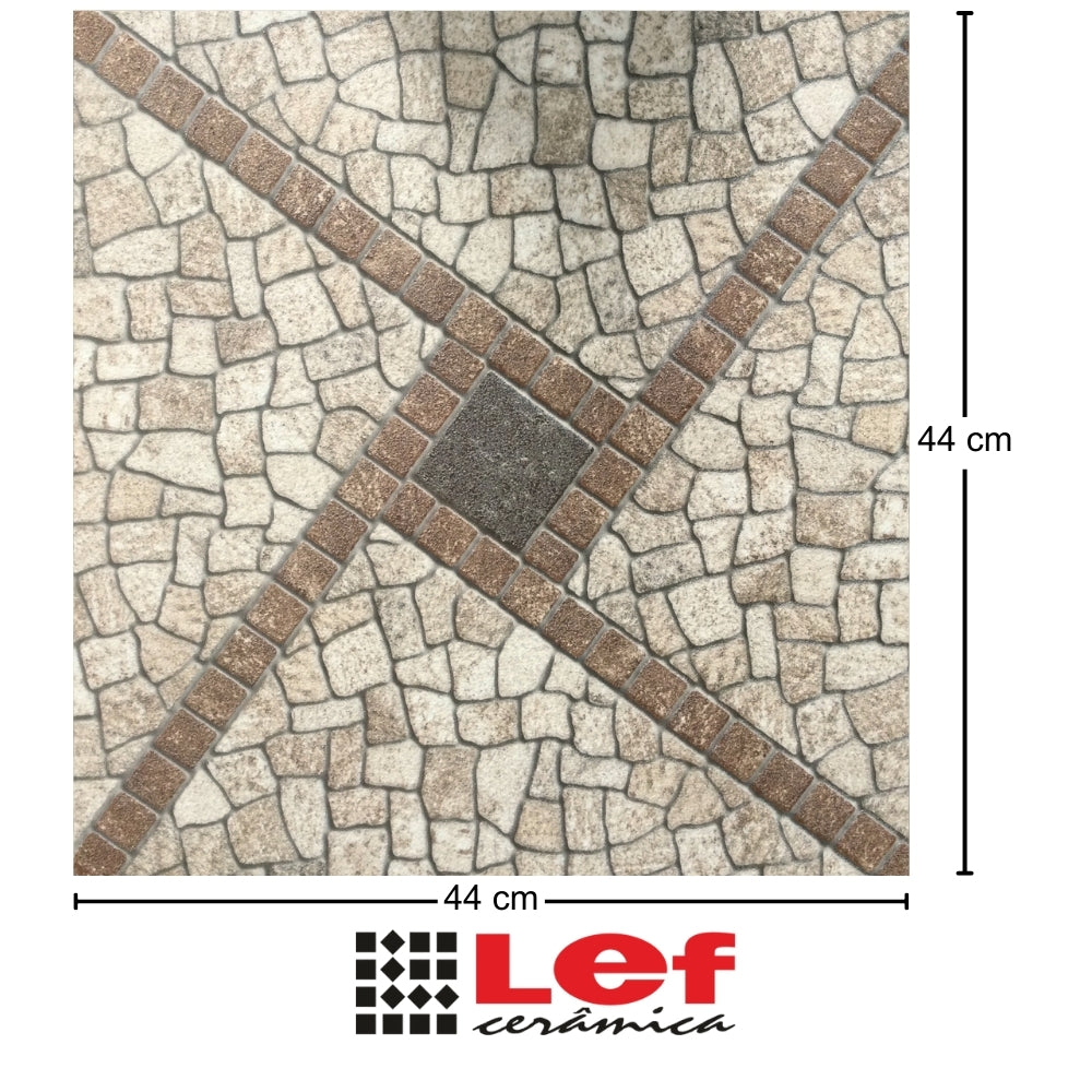 PISO CERAMICO LEF LF44101 TRENTO44X44CM 2.50M2/CAJA
