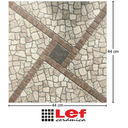 PISO CERAMICO LEF LF44101 TRENTO44X44CM 2.50M2/CAJA