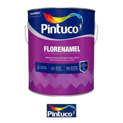 PINTURA ESMALTE PINTULUX FLORENAMEL HARBOR GRAY 1893 GL PINTUCO