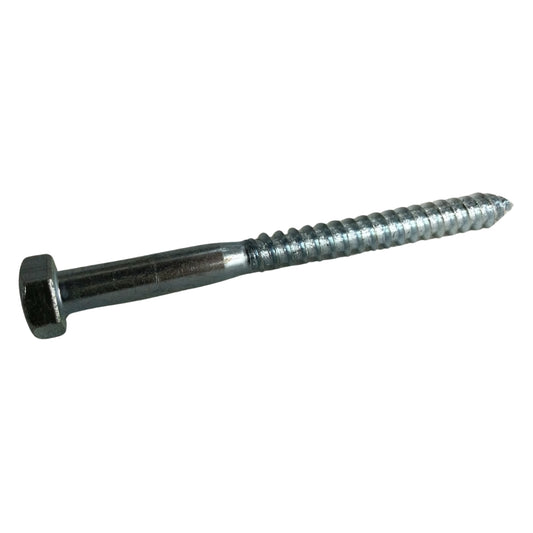 TORNILLO TIRAFONDO HEXAGONAL ZINCADO ACERO GRADO 2 5/16 PULGADAS x 3-1/2 PULGADAS