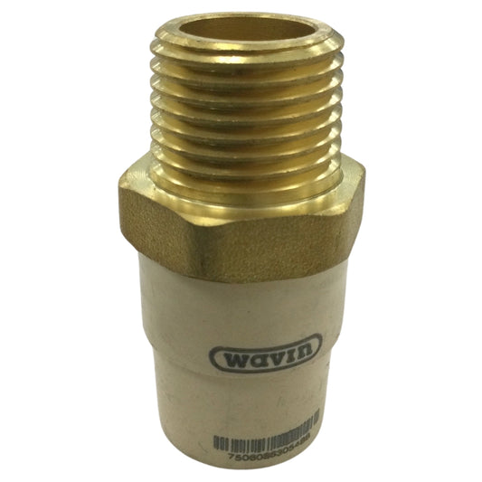 ADAPTADOR MACHO CPVC CTS ROSCA METAL 1/2 PULGADAS