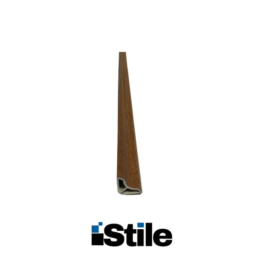 MOLDURA ESQUINERA PARA PISO PVC-SPC3005 2400X28X15MM