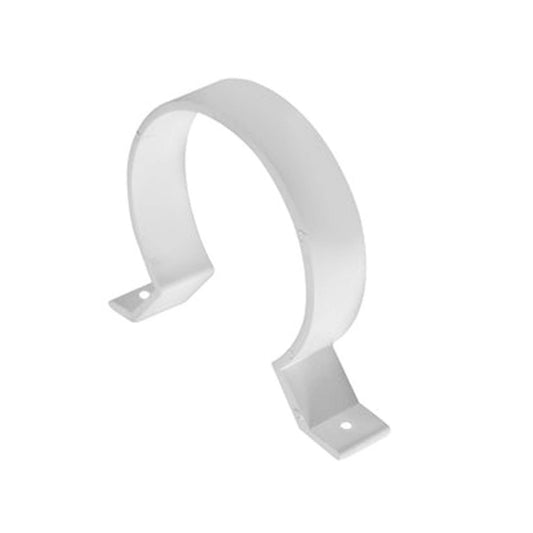 ABRAZADERA PARA TUBO BAJANTE CANAL DE PVC 75MM-3 PULGADAS COLONIAL BLANCO