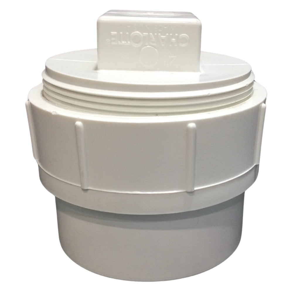 REGISTRO SANITARIO COMPLETO PVC DWV 4 PULGADAS SCH-40