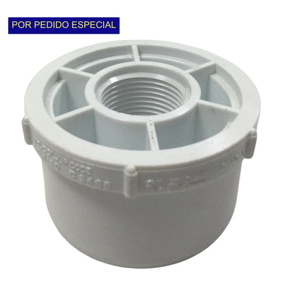 REDUCCION PVC 2 PULGADASX3/4 PULGADAS CON ROSCA SCH-40