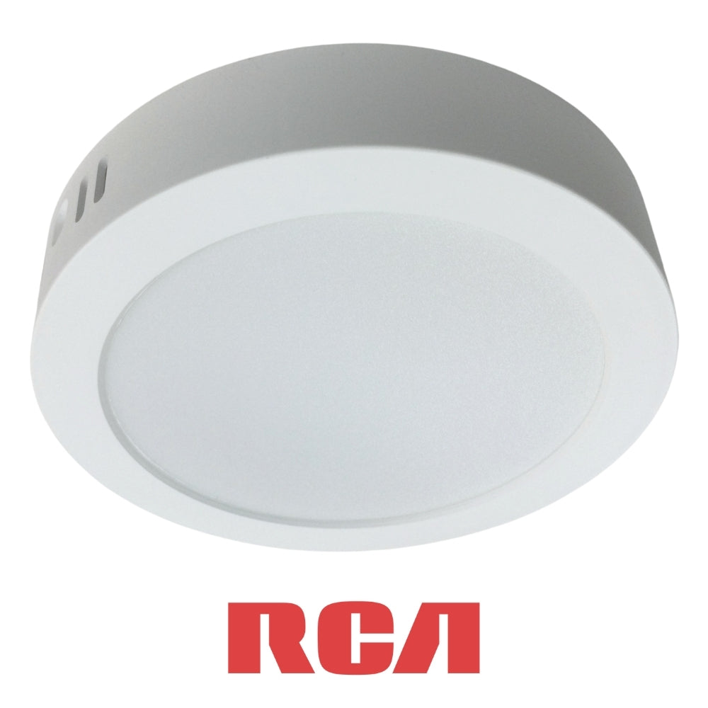 PANEL LED REDONDO SOBREPONER 12W 960LM 3000K/4000K/6500K 85-277V 175*36 MM RCA (RLCRLN12W)