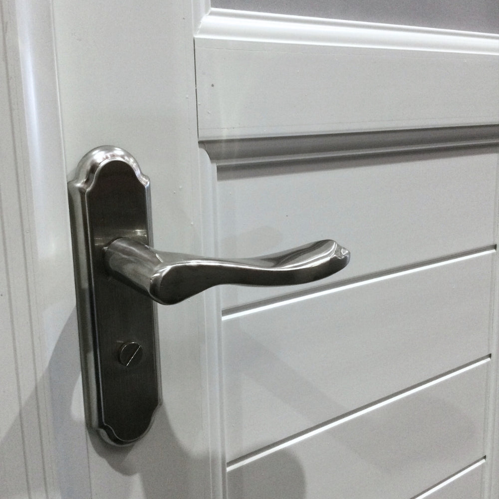 PUERTAS UPVC 2X7 CON MARCO 75MM BLANCO DERECHO  PG04  CON BISAGRAS Y CERRADURA