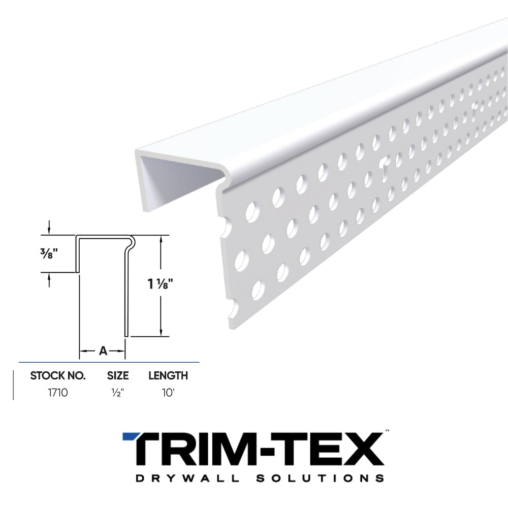 PERFIL VINIL J 1/2 PUL X 10P 1710 TRIMTEX