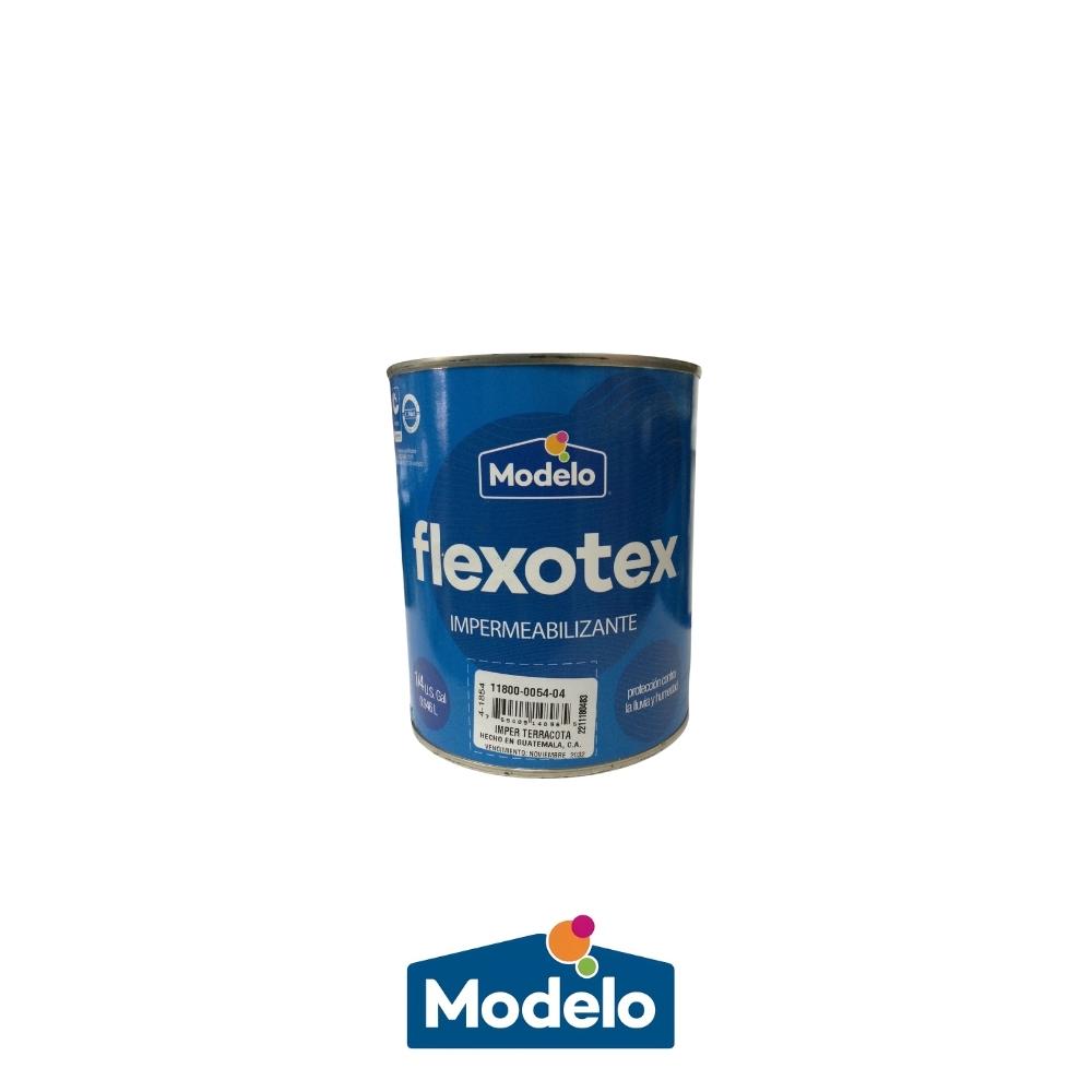 PINTURA IMPERMEABILIZANTE FLEXOTEX TERRACOTA 1/4 11800-0054-04 MODELO