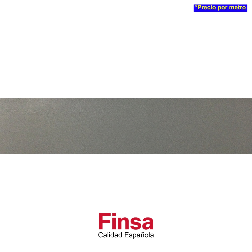CANTO PVC 1.0 mm X 40 mm ALUMINIO AROSA SOFT III