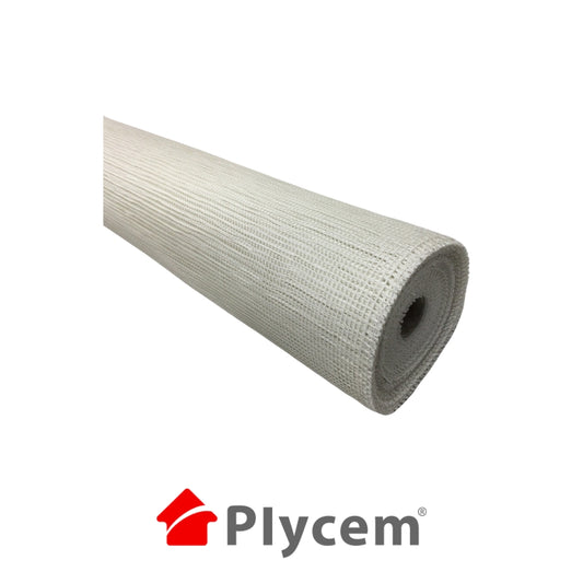 MALLA PARA JUNTA RÍGIDA BLANCA 1.20 MTS X 50 MTS (10231) PLYCEM